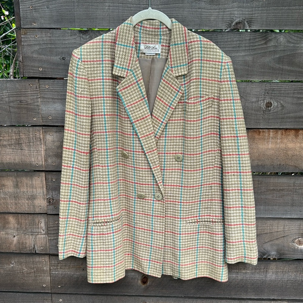 90s Vintage Blazer 100% Silk